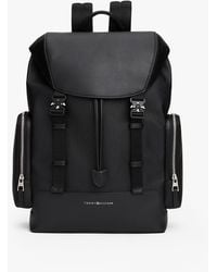 Tommy Hilfiger - Zaino Modern Con Patta E Logo Metallizzato - Lyst