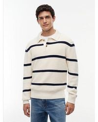 Tommy Hilfiger - Waffle Knit Relaxed Rugby Jumper - Lyst