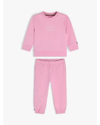 Tommy Hilfiger - Rope Logo Sweatshirt And Joggers Sets - Lyst
