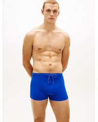 Tommy Hilfiger - Essential Zwemshort Met Geborduurde Vlag - Lyst