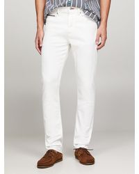 Tommy Hilfiger - Houston Tapered White Jeans - Lyst