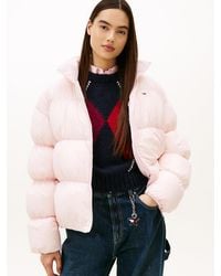 Tommy Hilfiger - Ruched Down Puffer Jacket - Lyst
