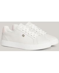 Tommy Hilfiger - Essential Leather Cupsole Court Trainers - Lyst