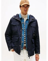 Tommy Hilfiger - Chaqueta Con Capucha Resistente Al Agua - Lyst