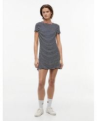 Tommy Hilfiger - Jersey Fit And Flare Mini Dress - Lyst