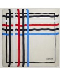 Tommy Hilfiger - Prep Vierkante Sjaal Met Logo - Lyst