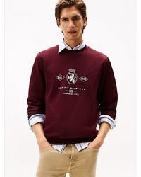 Tommy Hilfiger - Graphic Sweatshirt Met Varsity-Embleem - Lyst