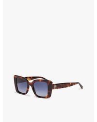 Tommy Hilfiger - Th Monogram Polarised Cat Eye Sunglasses - Lyst