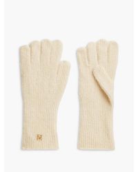 Tommy Hilfiger - Chic Th Monogram Gloves With Alpaca - Lyst
