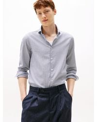 Tommy Hilfiger - Camicia Oxford Smart Casual Slim Fit - Lyst