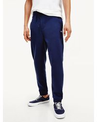 Tommy Hilfiger Classics jogger Met Geborduurd Monogram - Blauw