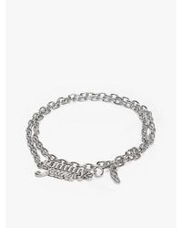 Tommy Hilfiger - Logo Plaque Chain Belt - Lyst