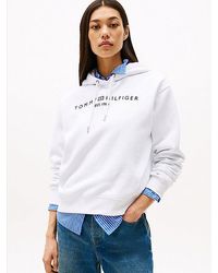 Tommy Hilfiger - Sudadera De Felpa Con Capucha Y Logo - Lyst