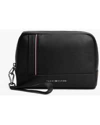 Tommy Hilfiger - Pochette Zigrinata Con Nastro Iconico - Lyst