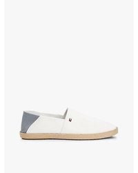 Tommy Hilfiger - Espadrille Met Profiel En Geborduurde Vlag - Lyst