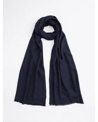 Tommy Hilfiger - Sjaal Met Th-Monogram En Franjes - Lyst
