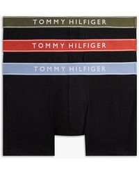 Tommy Hilfiger - 3-Pack Essential Logo Waistband Trunks - Lyst