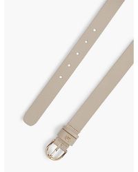 Tommy Hilfiger - Th Monogram Leather Belt - Lyst