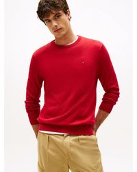 Tommy Hilfiger - Pullover Con Bandierina Ricamata - Lyst