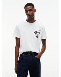 Tommy Hilfiger - Signature Back Logo Jersey T-Shirt - Lyst