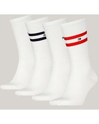 Tommy Hilfiger - Pack de 4 pares de calcetines con rayas - Lyst