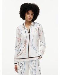 Tommy Hilfiger - Regular Fit Rope Print-Tone Button Shirt - Lyst