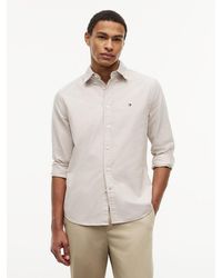 Tommy Hilfiger - Heritage Oxford Solid Regular Long Sleeve Shirts - Lyst