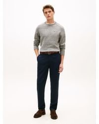 Tommy Hilfiger - New York Label Straight Leg Trousers - Lyst