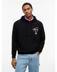 Tommy Hilfiger - Signature Back Logo Relaxed Hoody - Lyst