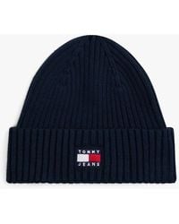 Tommy Hilfiger - Heritage Logo Knit Beanie - Lyst