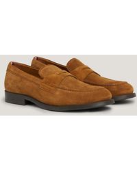 Tommy Hilfiger - Suede Slip-on Loafers - Lyst