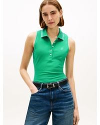Tommy Hilfiger - 1985 Slim Fit Pique Sleeveless Polo Shirt - Lyst