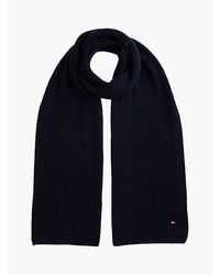 Tommy Hilfiger - Hilfiger Flag Scarf With Cashmere - Lyst