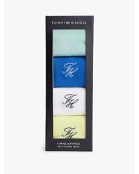 Tommy Hilfiger - 4-pack Th Monogram Socks Gift Box - Lyst