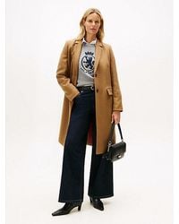 Tommy Hilfiger - Single-Breasted Jas Met Kasjmier - Lyst
