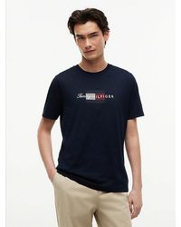 Tommy Hilfiger - Flag Graphic Jersey T-Shirt - Lyst