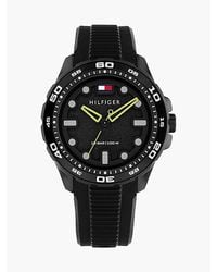 Tommy Hilfiger - Silicone Strap Watch - Lyst