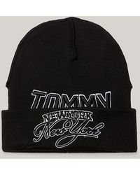 Tommy Hilfiger - New York Embroidery Knitted Beanie Hat - Lyst