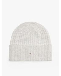 Tommy Hilfiger - Hilfiger Flag Cable Knit Beanie - Lyst