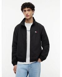 Tommy Hilfiger - Waterafstotend Jack Met Rits En Logo - Lyst