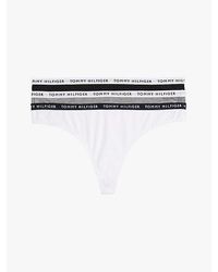 Tommy Hilfiger - Set Van 3 Strings Met Logo-Tailleband - Lyst