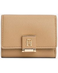 Tommy Hilfiger - Th Monogram Pebble Grain Trifold Wallet - Lyst