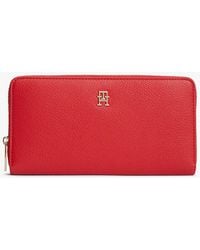 Tommy Hilfiger - Hilfiger Icon Zip-Around Wallet - Lyst