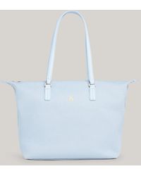 Tommy Hilfiger - Th Monogram Small Canvas Tote - Lyst