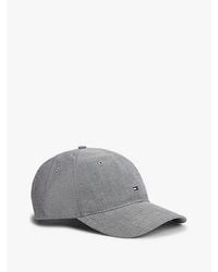 Tommy Hilfiger - Gorra De Béisbol En Chambray Con Logo Bordado - Lyst
