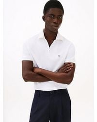 Tommy Hilfiger - Regular Fit Poloshirt Met 1/4-Rits - Lyst