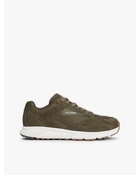 Tommy Hilfiger - Waterdichte Suède Sneaker Met Profielzool - Lyst