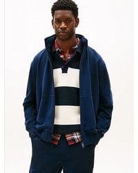 Tommy Hilfiger - Packable Hood Zip-Thru Sweatshirt - Lyst