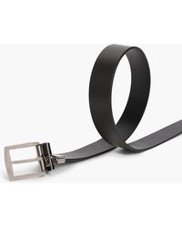 Tommy Hilfiger - Flag Rectangular Buckle Reversible Leather Belt - Lyst