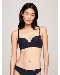 Tommy Hilfiger - Lace Trim Non-wired Push-up Bra - Lyst
